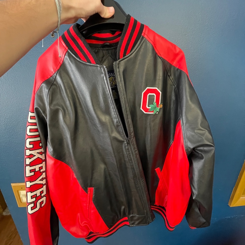 Ohio State Buckeyes Leather Jacket - image 1